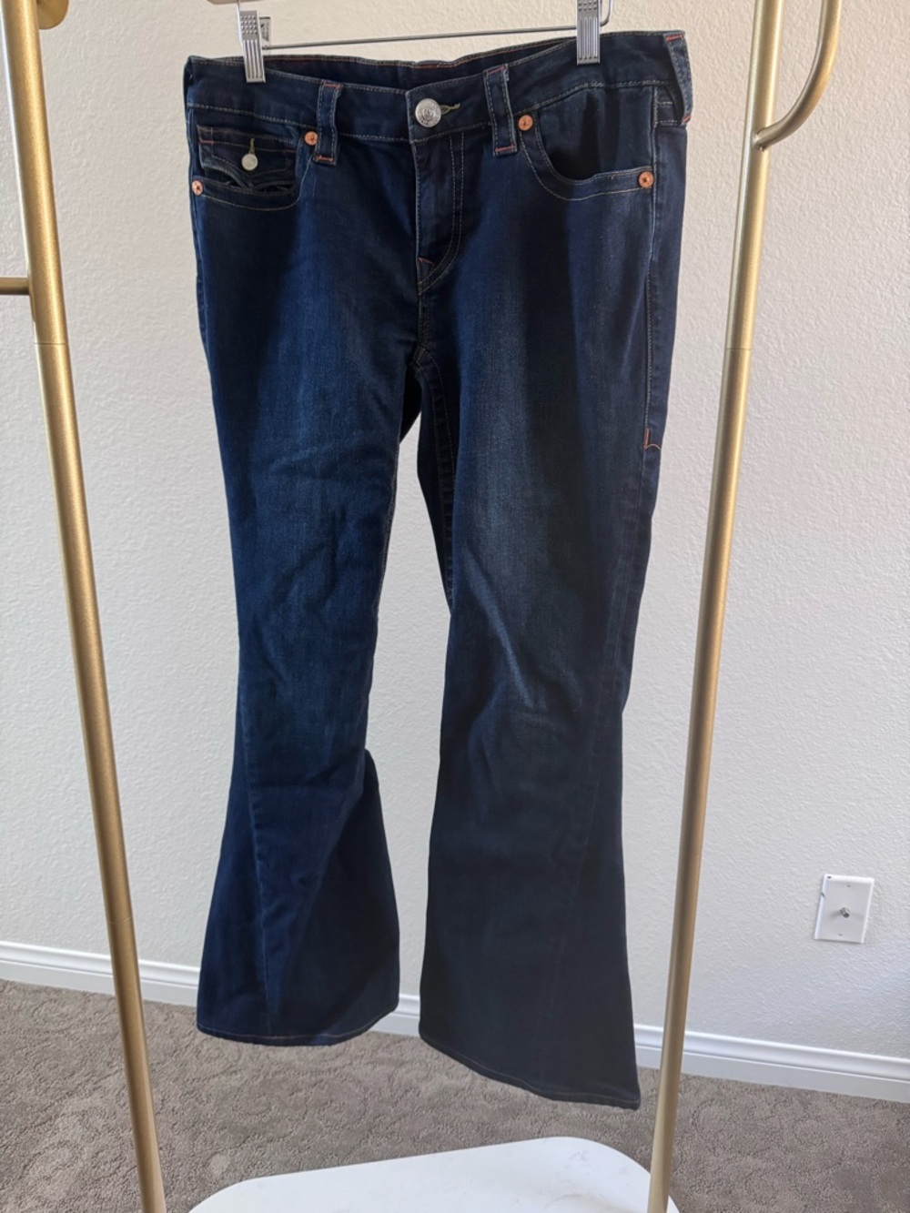 True Religion Low Rise Joey Flare Jeans